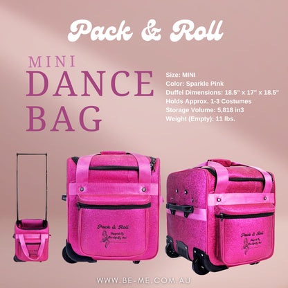 Mini Pink Pack & Roll Dance Bags