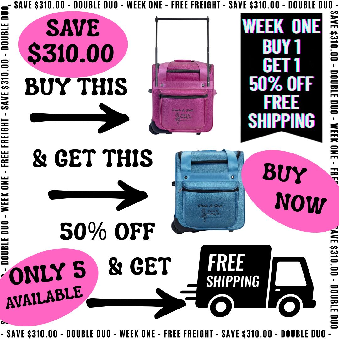 Mini Pack & Roll Dance Bags